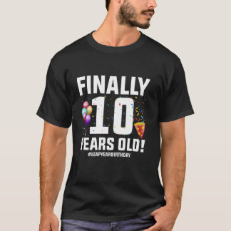 Camiseta Fev 29 Dia Do Salto Finalmente 10 Anos De Aniversá