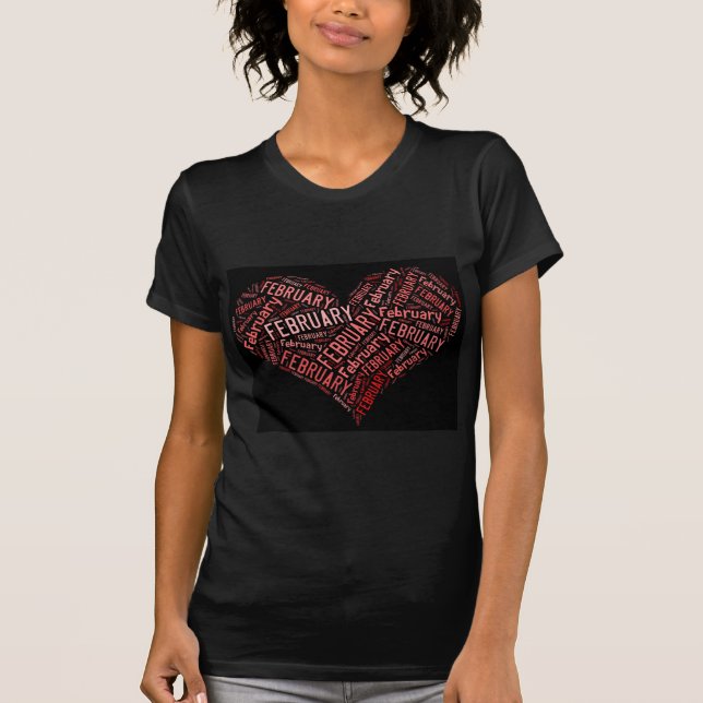 Camiseta Fevereiro Heart (Frente)