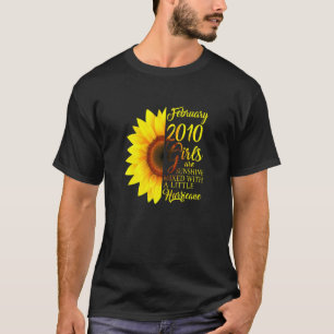 Camiseta Fevereiro Meninas 2010 12 Aniversário De 12 Anos