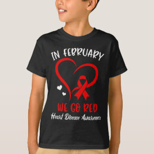 Camiseta Fevereiro Passamos O Red American Heart Disease Aw