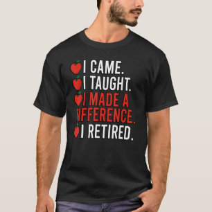 Camiseta Fez a diferença: aposentadoria 1