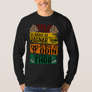 Camiseta Fez Em 1958 Tão Corajoso Quanto Sábio Como Odin Vi