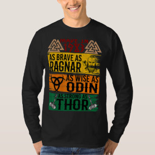 Camiseta Fez Em 1983 Tão Corajoso Quanto Sábio Como Odin Vi