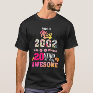 Camiseta Fez Em Maio De 2002 Meu Aniversário 20 Anos De At