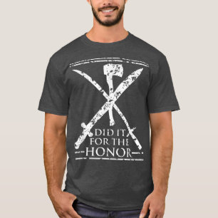 Camiseta Fez isso pelo famoso gráfico Samurai Viking Knigh