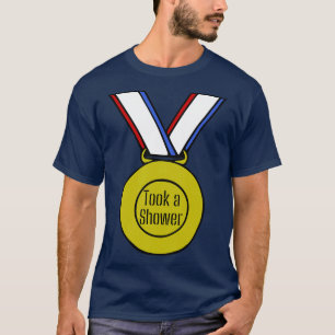 Camiseta Fez uma Medalha Dourada de Chá