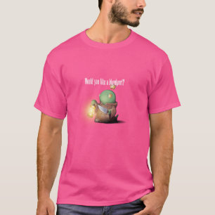Camiseta FFXI FF11 MORPG Você gostaria de uma porta de sang