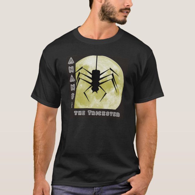 Camiseta Fia Anansi trickster spider aquele spi (Frente)