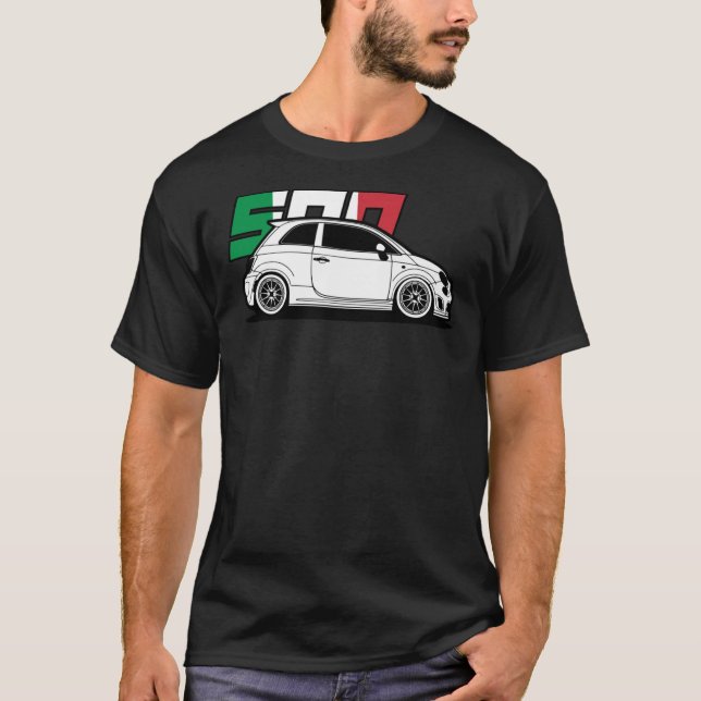 Camiseta Fiat 500 Abarth Classic T-Shirt (Frente)