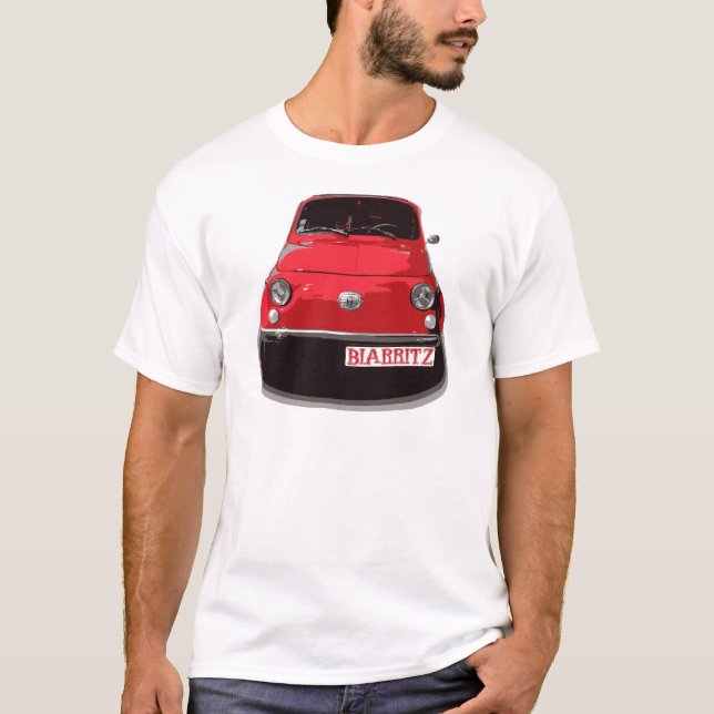 Camiseta Fiat 500 Biarritz (Frente)