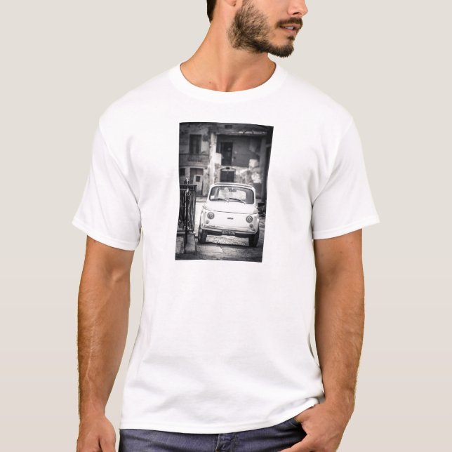 Camiseta Fiat 500, Cinquecento em Italia (Frente)