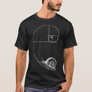 Camiseta Fibonacci Com Matemática De Caracol Geom Professor