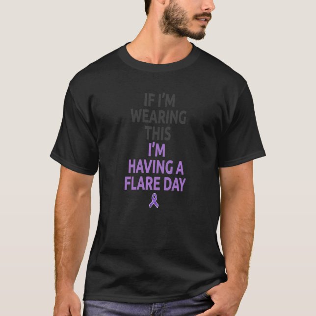Camiseta Fibro consciência e Fibromialgia Spoonie Este é o  (Frente)