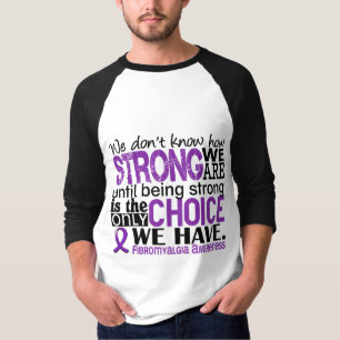Camiseta Fibromialgia Como Somos Fortes