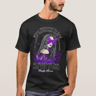 Camiseta Fibromialgia Consciência é a costela da borboleta
