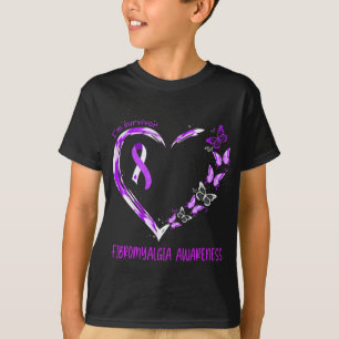 Camiseta Fibromialgia Consciência Eu sou Sobrevivente Coraç