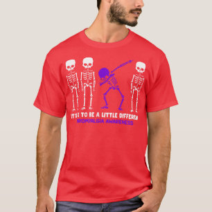 Camiseta Fibromialgia Consciência Tudo Bem Ser Um Pouco Dif