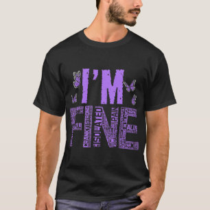 Camiseta Fibromialgia fina Guerreira Fibro-Consciência Puro