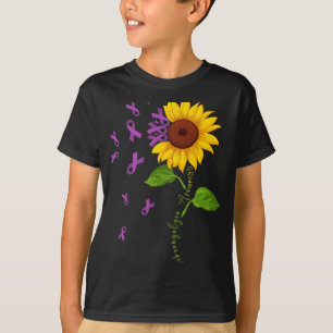 Camiseta Fibromialgia Roxa Conhecimento Mês Guerreiro