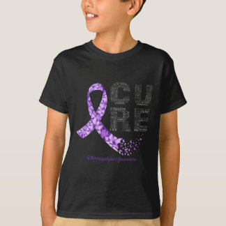 Camiseta Fibromialgia Roxa Sensibilização