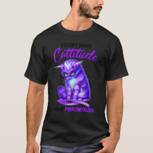 Camiseta Fibromialgia Sensibilização Cattitude Roupa de Gat