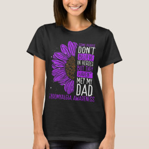 Camiseta Fibromialgia Sensibilização Guerreiro do Pai da 