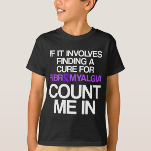 Camiseta Fibromialgia Sobrevivência de Consciência Encontra