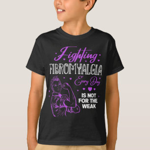 Camiseta Fibromialgia Todos Os Dias Não É Para Fibra Fraca