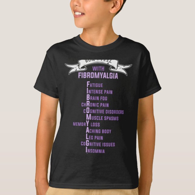 Camiseta Fibromyalgia Sonie Amp Fibro Awareness This Is  (Frente)