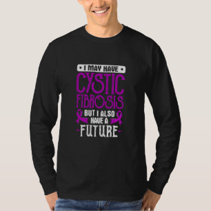 Camiseta Fibrose Cística Sensibilização da Fita Roxa