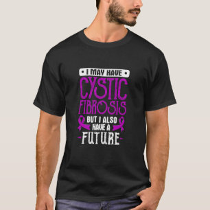Camiseta Fibrose Cística Sensibilização da Fita Roxa