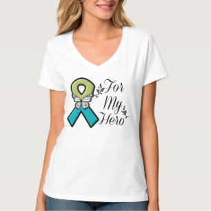 Camiseta Fibrose pulmonaa para meu herói