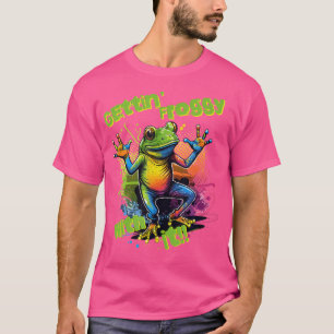 Camiseta Ficando Raros Com Seu Sapo De Dança Engraçado