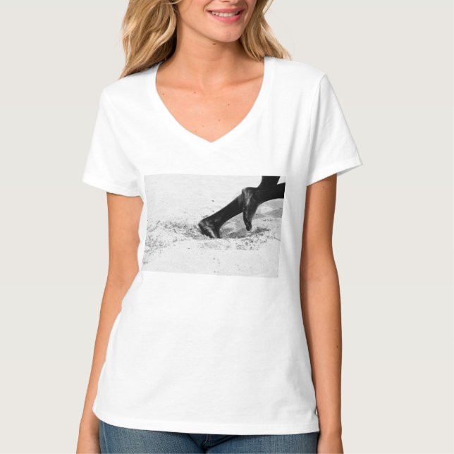 Camiseta ficando sem areia (Frente)