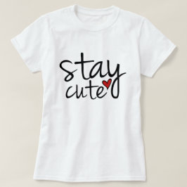 Camiseta Ficar bonito, chá de mulheres