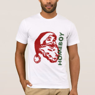 CAMISETA FICAR EM CASA DO PAPAI NOEL