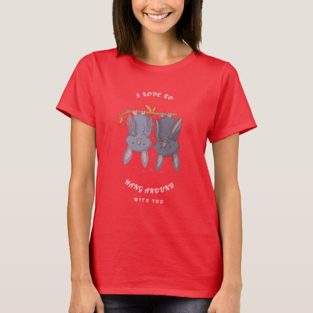 Camiseta Ficar por aí com você (Frente)