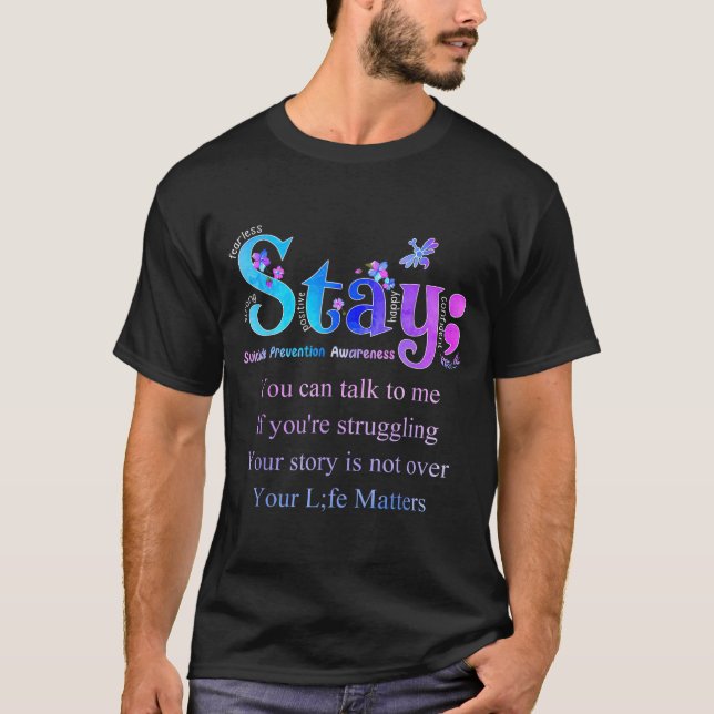 Camiseta Ficar Prevenção Conscientização Conscientização (Frente)