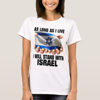 Camiseta Ficarei com Israel