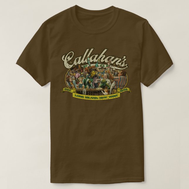 Camiseta Ficção científica Callahans Place 1946 (Frente do Design)