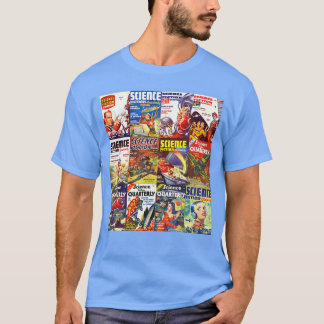 Camiseta Ficção Científica HOMENS CRIANÇAS MULHERES Livro d