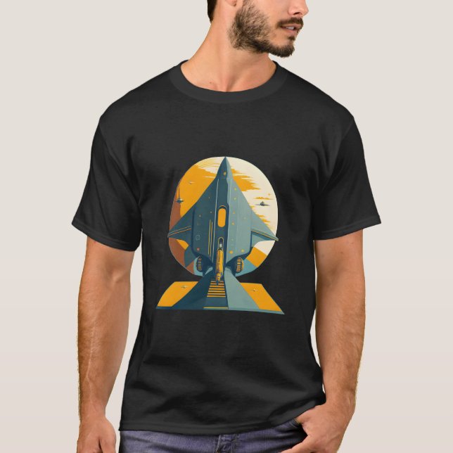 Camiseta Ficção Científica Naves Espaciais (Frente)