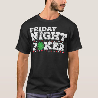 Camiseta Fichas de pôquer da noite de sexta-feira