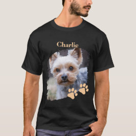 Camiseta Ficheiro de cão bonito com nome personalizado