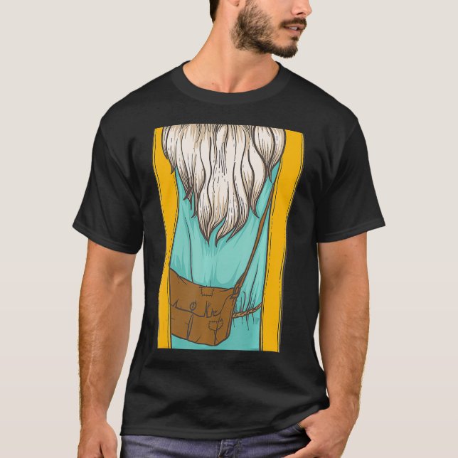 Camiseta Ficheiro de Halloween, Figurino Magical Único (Frente)