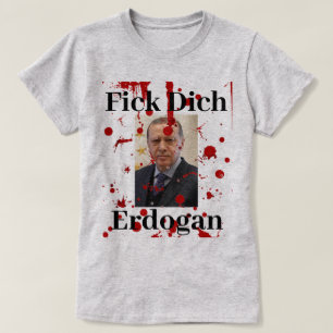 Camiseta Fick Dich Erdogan (Alemão)