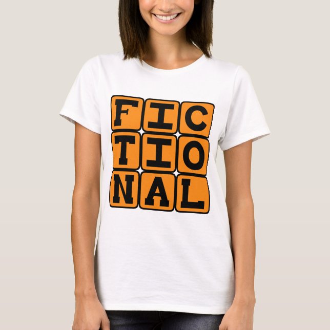 Camiseta Fictício, Imaginário (Frente)