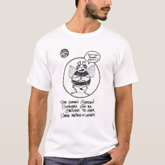 Camiseta FICTS "abelha que estica" o t-shirt dos homens