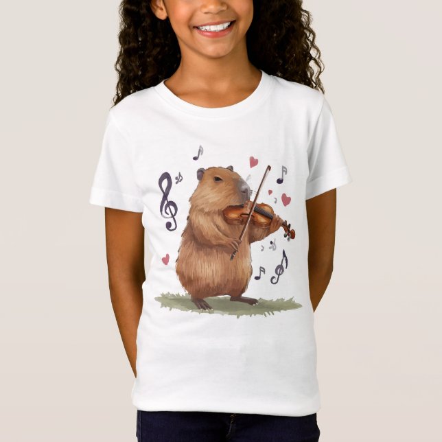 Camiseta fiddler capybara (Frente)