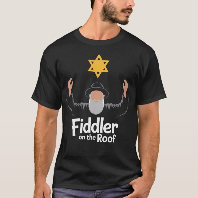 Camiseta Fiddler On Roof Teatro Musical Retro Broadway (Frente)